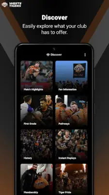 Wests Tigers android App screenshot 1